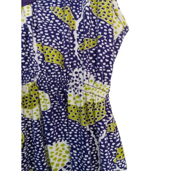 Ezekiel Women's -Baby Doll Tank Top- Purple Green White Small - Picture 9 of 16